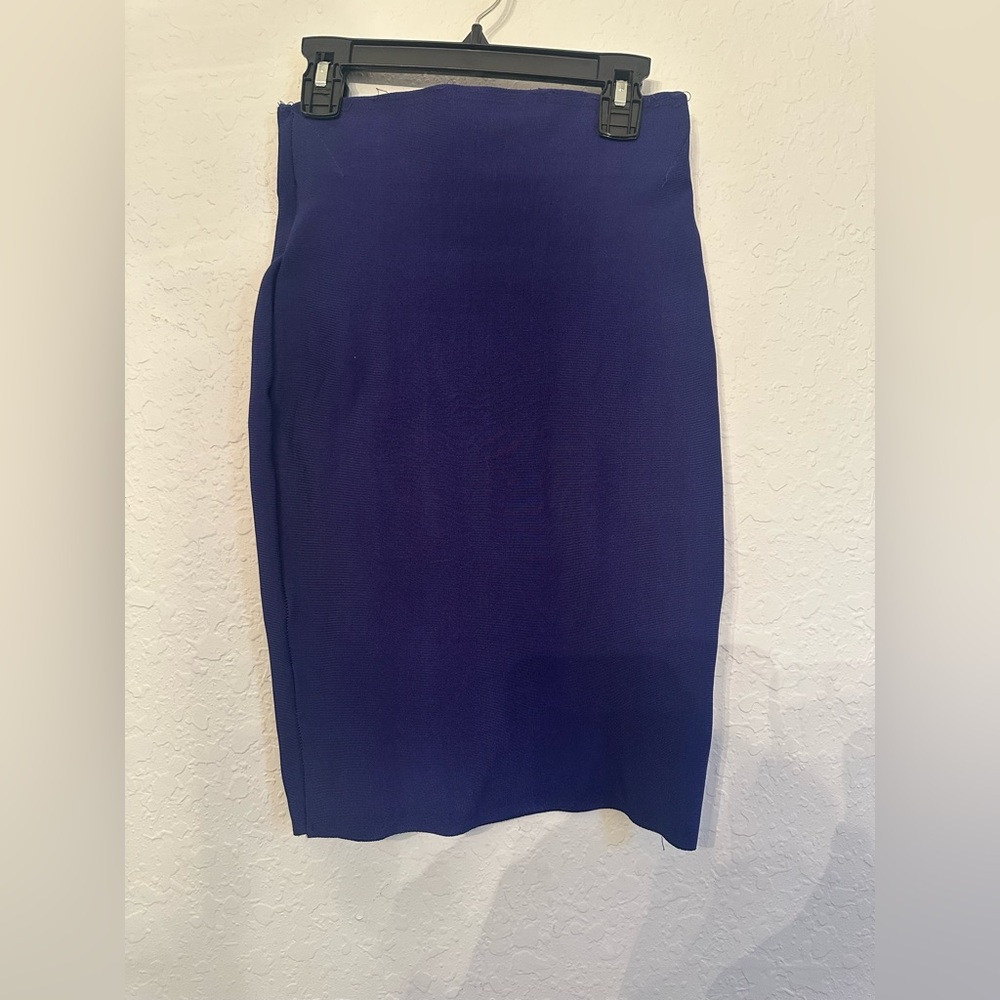 WOW couture Deep Navy Bandage Skirt Small